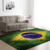 Tapis Salon Drapeau Brésil