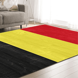 Tapis Avec Drapeau Belge