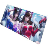 Tapis De Souris Ahri et Caitlyn