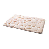 Tapis de bain façon galets <br> mémoire de forme