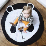 Tapis Rond Pour Bébé Visage de Panda