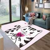 Tapis Chat pour Chambre de Fille