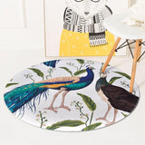 Tapis Paon Plumage Soyeux