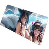 Tapis De Souris Avec Ahri et caitlyn