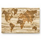 Tapis De Bain Carte Du Monde Rétro