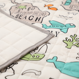 Tapis Carte du Monde Chambre Bébé