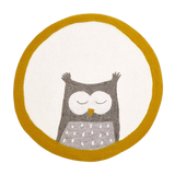Tapis Hibou Bébé Rond
