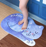 Tapis Salle de Bain Motif Chat