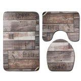 Tapis de Toilette Imitation Parquet