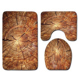 Tapis de Toilette Imitation Bois