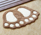 Tapis de Bain<br> Forme Pieds