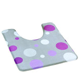 Tapis Contour Toilette Bulles Design