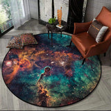 Tapis rond Nébuleuse