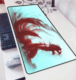 Tapis de Souris Gamer Manga Renard à Neuf Queues