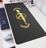 Tapis de Souris Gamer XXL AK 47 Or