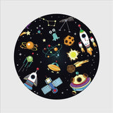 Tapis Avec Fusées Et Objets Spaciaux